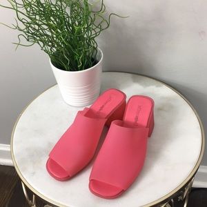 Jeffrey Campbell Pink Jelly Slide sz 8